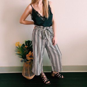 Wide Leg Striped Pants